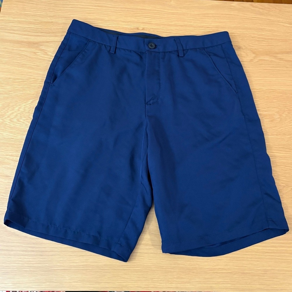 Tek Gear Mens Navy Blue Golf Shorts Size 34